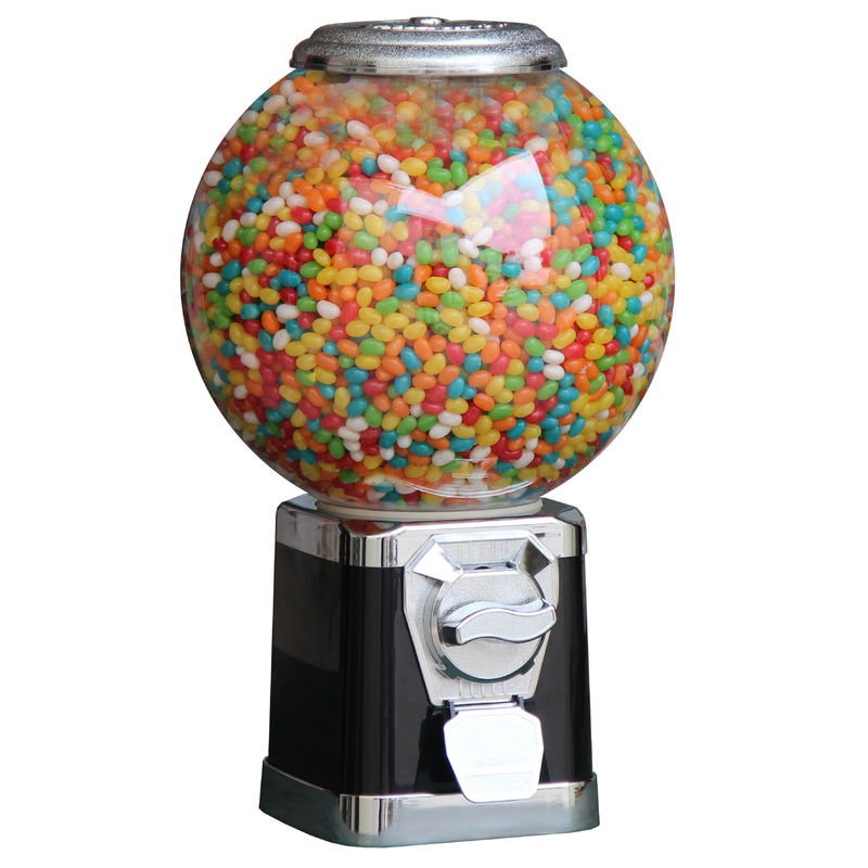 21*21*45CM   PC globe Plastic candy gumball capsules vending machine