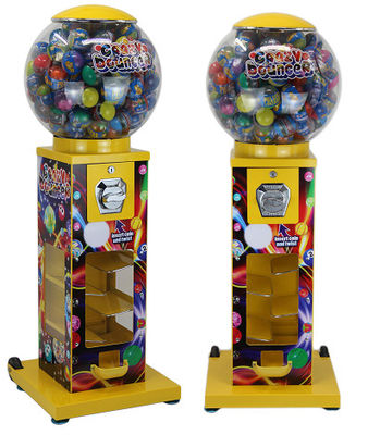 Machine 40*40*116CM van Gumball van het metaal Gele Lichaam Lange Grote Capaciteit voor Jonge geitjes
